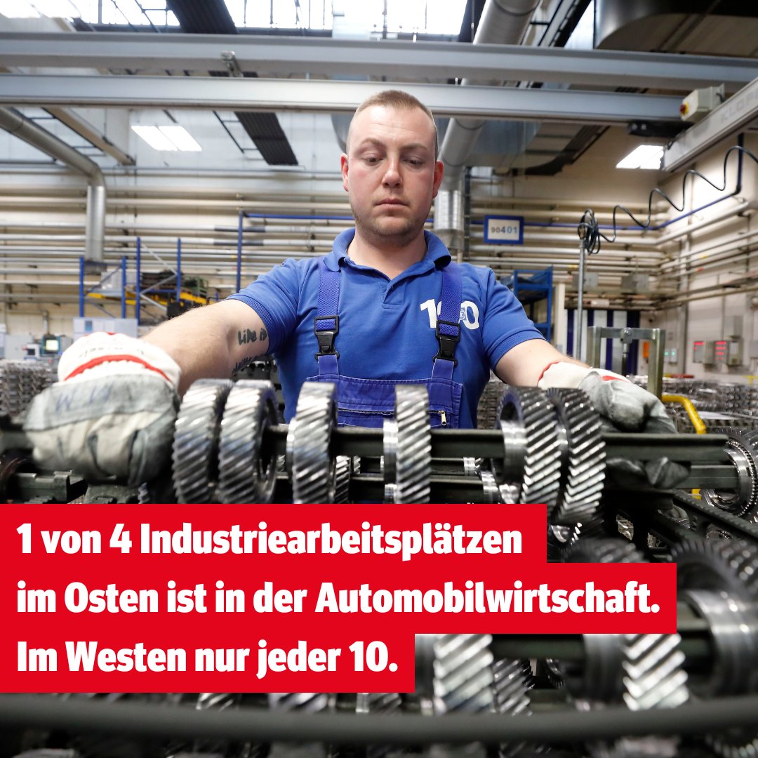Anteilig hängen im Osten viel mehr Industriearbeitsplätze als im Westen an der Autobranche!
Am 27. Januar stellen wir die Analysestudie „Die Automotive Industrie in Ostdeutschland“ auf einer Fachtagung in Berlin vor. Denn gute Jobs sind kein Selbstläufer!
igmetall-bbs.de/aktuelles/meld…