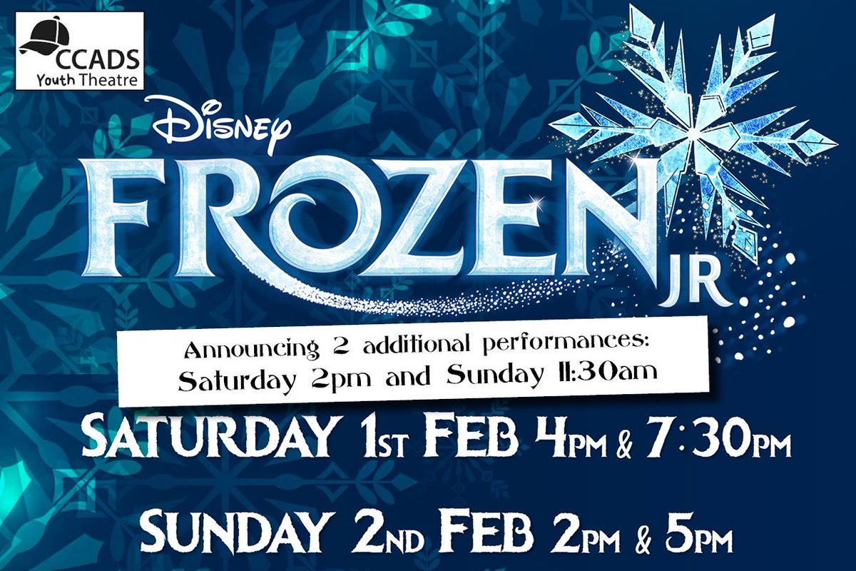 Announcing  2 more performances of the amazing "Frozen Jr". The original 4 shows sold out very quickly, so don't delay! Tickets:  stationtheatre.co.uk/frozenjr #hayling #haylingisland #frozen #disney #frozenjr #ccads #musical #musicaltheatre #events #shows #whatson