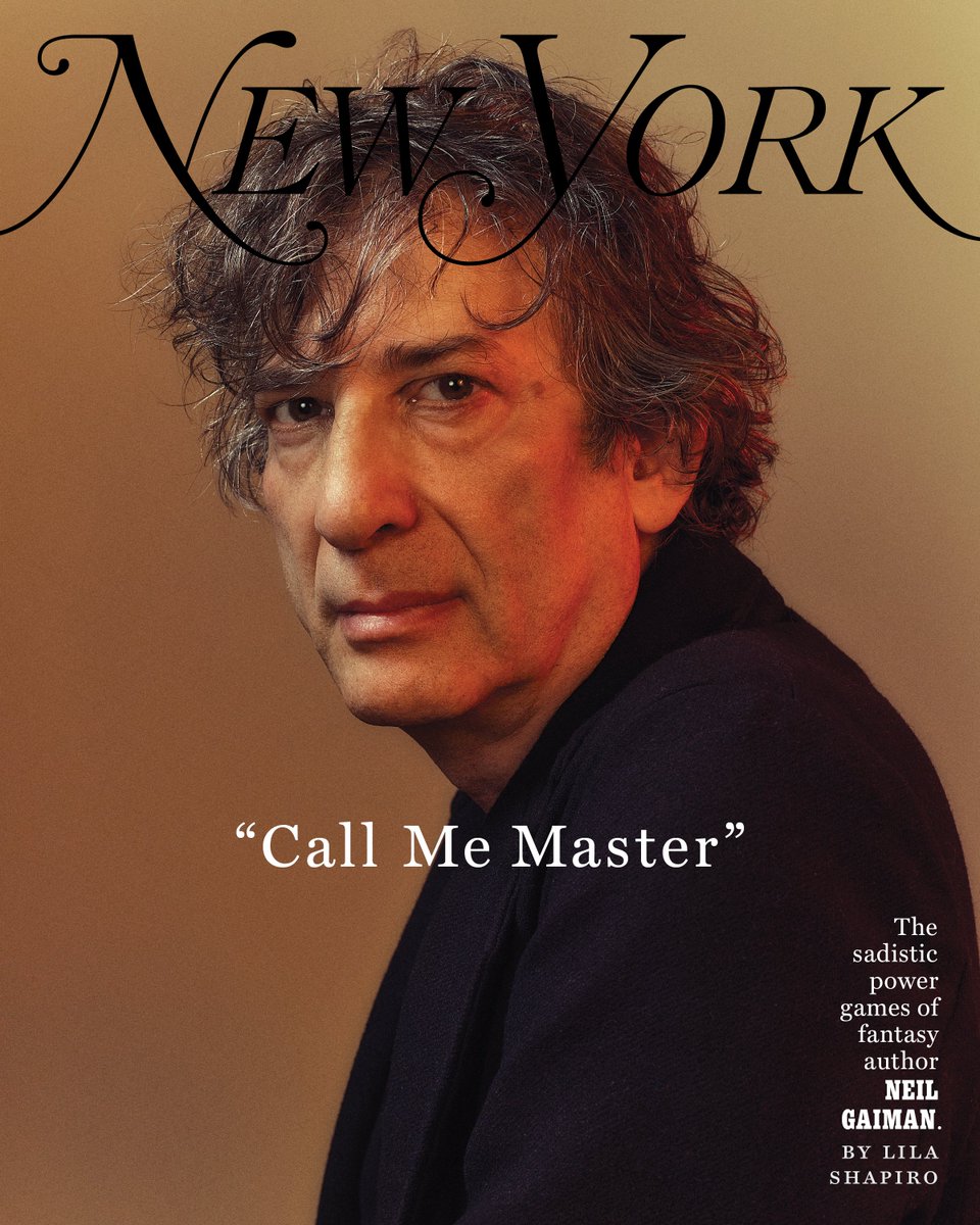 nymagPR's tweet image. New cover story: @lilapearl takes an in-depth look at sexual assault allegations against Neil Gaiman, the acclaimed British fantasist and author.
nymag.com/press/article/…