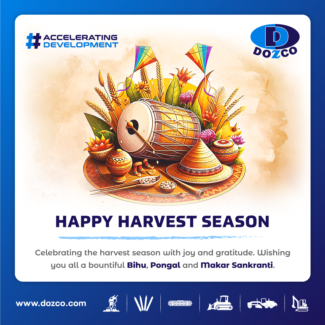 🌾 HAPPY HARVEST SEASON

🪁 As the harvest season unfolds with Bihu, Pongal and Makar Sankranti let’s celebrate the abundance that nature bestows upon us. 💫

🌞 May this time of renewal bring you unparalleled prosperity, boundless joy and new opportunities to thrive. 🍃