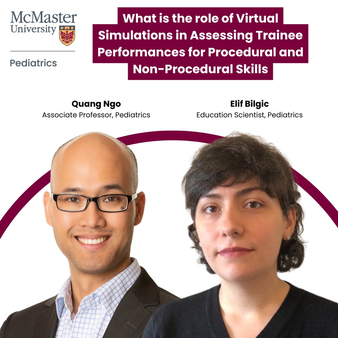 McMaster University Department of Pediatrics (@macupediatrics) on Twitter photo .<a href="/MacUPediatrics/">McMaster University Department of Pediatrics</a>' Quang Ngo & Elif Bilgic (<a href="/ElifBilgic16/">Elif Bilgic</a>) received $175,500 from <a href="/PSIFoundation/">PSI Foundation</a> to study how virtual simulations can enhance trainee assessment flexibility & skill development in #MedEd.
Learn more ⬇️
psifoundation.org/funded-researc… .<a href="/MacUPediatrics/">McMaster University Department of Pediatrics</a>' Quang Ngo & Elif Bilgic (<a href="/ElifBilgic16/">Elif Bilgic</a>) received $175,500 from <a href="/PSIFoundation/">PSI Foundation</a> to study how virtual simulations can enhance trainee assessment flexibility & skill development in #MedEd.
Learn more ⬇️
psifoundation.org/funded-researc…