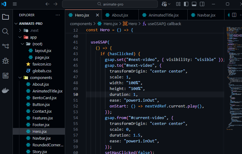 Timmi_tech's tweet photo. Had fun cloning https://t.co/jSpOFYUy6j landing page using Next.js and GSAP.

https://t.co/Fn98FhvfcQ https://t.co/PfMkOEIolh