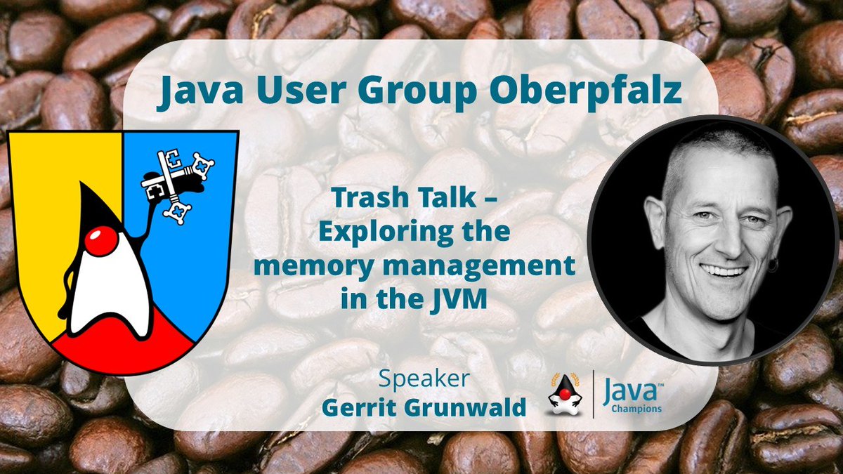 Join <a href="/hansolo_/">Gerrit Grunwald 🇺🇦🇹🇼✌🏻</a> on January 22nd at #JUGOberpfalz to learn about memory management in the JVM. 

Gerrit's presentations are always fun and informative, which is why he is a popular speaker worldwide. Don't miss out on his stop in Weiden for this Trash Talk session!

Register for a