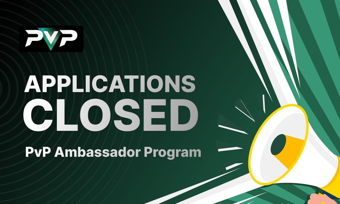 PvPGameHub's tweet photo. 🚨 $PVP Ambassador Applications = CLOSED

Over 200 passionate players have stepped up to join, and we’re blown away by the response!

We’re diving into the submissions—stay tuned for the picks 👀 https://t.co/sFAN25AGU8