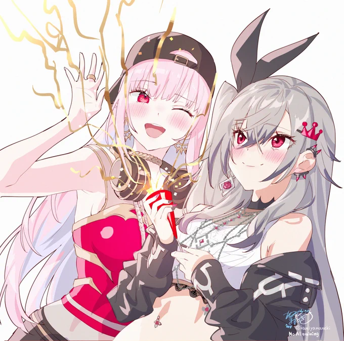 Senpai &amp; Kohai先輩と後輩Congratulations on 2.5 million #callillust #リオナート 