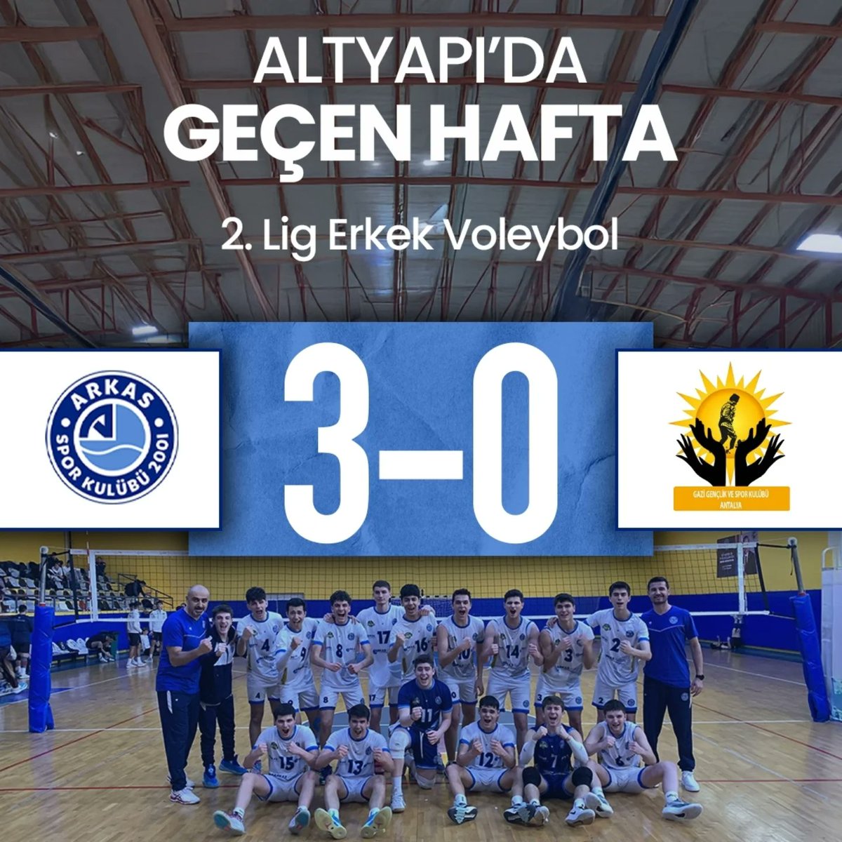 arkas_spor's tweet image. Altyapımız geçtiğimiz haftayı galibiyetle tamamladı! 💙🤍

Genç sporcularımızı kutluyoruz! 👏🏻

#Arkas #ArkasSpor