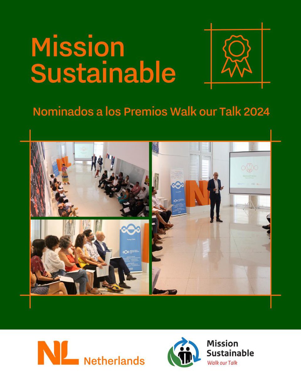 Nuestra embajada ha sido nominada a los Premios Walk our Talk 2024, categoría "Next Steps"

La iniciativa para la sostenibilidad pertenece al programa Mission Sustainable del Ministerio de Relaciones Exteriores del Reino de los Países Bajos

¡Gracias por el  esfuerzo colectivo!