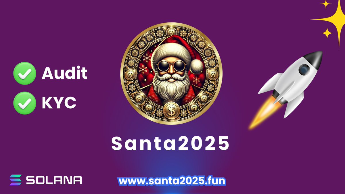 SolSanta2025's tweet photo. 🎉 Exciting Updates from Santa 2025! 🎅💎  

The SANTA Staking Pool with an impressive 32% APY over 5 years is now live!  
Everyone is welcome to join and start growing their $SANTA holdings while supporting the project’s long-term success.  

In Holiday Loot, over 3,000 players have already joined the fun, with one lucky winner bagging $1,000 worth of SANTA tokens**—congratulations! 🎁✨  

However, to maintain sustainability and fairness, **the super prizes have been adjusted:  
- Blue Bags: Now offering maximum rewards up to $500 in SANTA tokens.  
- Red Bags: Super prizes reduced to a maximum of $5,000 in SANTA tokens.  

But here's the twist: many players are selling their winnings, which impacts the token price.  
Why sell when you can stake?  
Lock your $SANTA tokens in the staking pool and be part of something bigger! Supporting the project ensures long-term growth and stability for all.  

💡 Have investment ideas or constructive proposals?  
We’d love to hear from you! Send us your thoughts at team@santa2025.fun and let’s explore opportunities together.  

Join the staking pool now and watch your $SANTA grow while contributing to the future of Santa 2025!

🔗 Staking Main Pool (APY 32%):
https://t.co/iTYM8sOHHm

🤑Buy SANTA Nows here:

📈 OKX DEX: 
https://t.co/JBPbFEjUZV

📈 Raydium: 
https://t.co/vvphwNvCx0

🌎 Website: https://t.co/ldidIXV6uy

��� Holiday Loot Game: https://t.co/Cl0NJyan5q

📱 Twitter: https://t.co/gWLXWqaayn

📱 Telegram Channel: https://t.co/IlRJ5tnubH

💬 Telegram Chat: https://t.co/xbPTM41jxD

🔗 DexSreener (chart):
https://t.co/5R8ReseBhO

🟢 CA: 
8Pni8Cwsu3eVNuGNuRp86EnzVis63ifPUZ9Ljp3Santa

#Santa2025 #SANTA #Solana #HolidayLoot #Airdrop #SOL #MemeFi #DEX #MemeCoinSeason #memecoin100x #MemeCoinMagic #MemeCoinSeason2024
