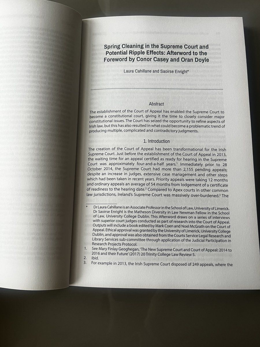 Dr Saoirse Enright (@saoirseenright) on Twitter photo Thrilled to see the latest edition of the DULJ arrive on my desk this morning.
What an opportunity it was to comment alongside <a href="/LaurCah/">Prof Laura Cahillane</a> on the work of <a href="/Caseyco231/">Conor Casey</a> and Oran Doyle.
A pre-publication draft of my Afterword with <a href="/LaurCah/">Prof Laura Cahillane</a> is available at: lnkd.in/erY9emqa Thrilled to see the latest edition of the DULJ arrive on my desk this morning.
What an opportunity it was to comment alongside <a href="/LaurCah/">Prof Laura Cahillane</a> on the work of <a href="/Caseyco231/">Conor Casey</a> and Oran Doyle.
A pre-publication draft of my Afterword with <a href="/LaurCah/">Prof Laura Cahillane</a> is available at: lnkd.in/erY9emqa