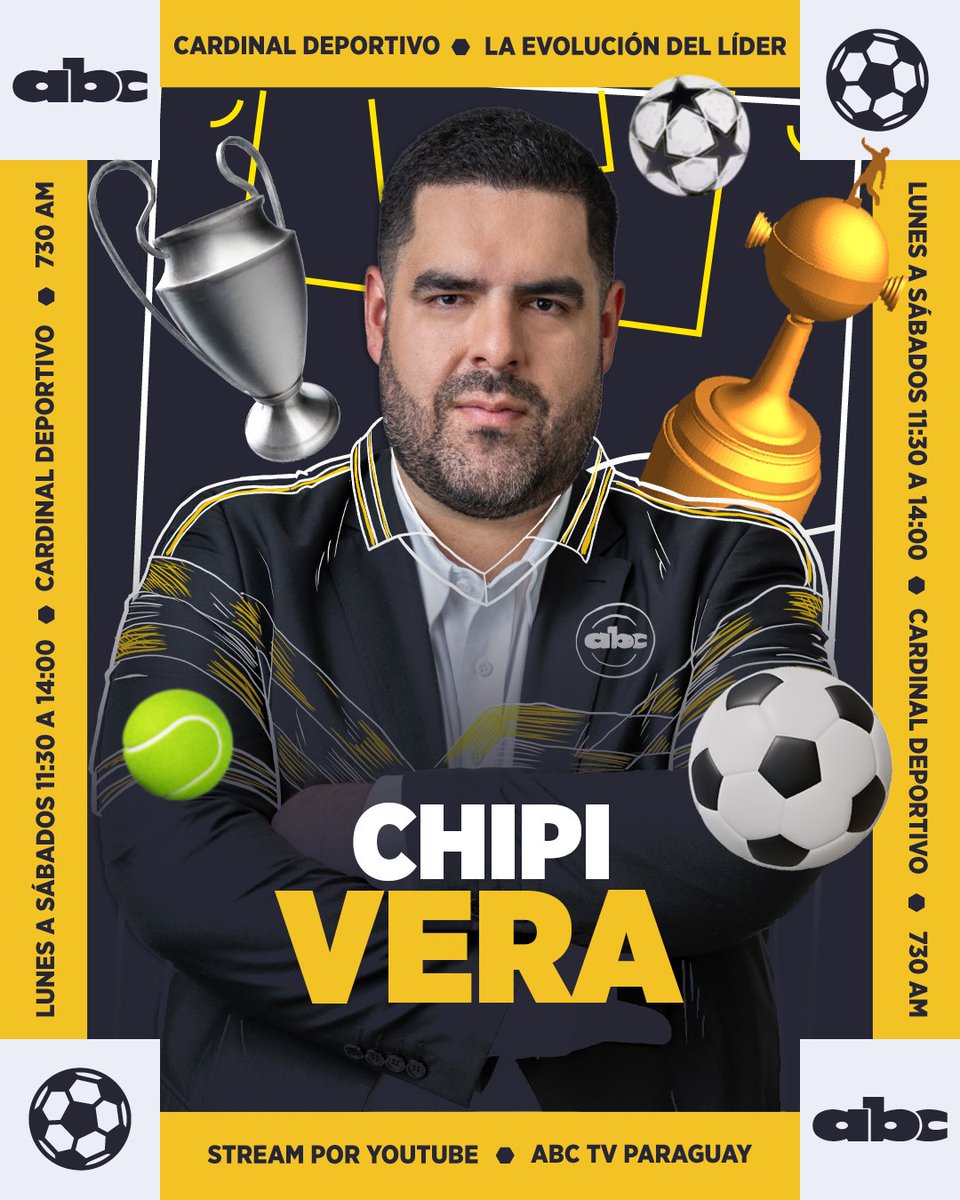 Amante de la buena música, los buenos libros y el deporte en general.

Dueño de los verdaderos relatos que emocionan, <a href="/ChipiVera89/">Jorge Chipi Vera</a>  tiene la capacidad de convertirlos en poesía y ponerte la piel de gallina con su grito de gol.

Desde hoy, lo vas a escuchar por la más potente del