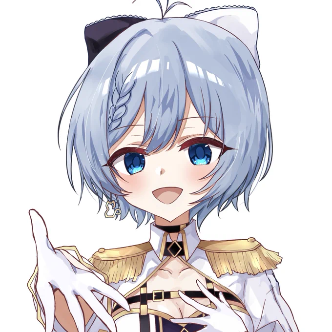 違うの、このイラスト表情差分いろいろ描いてて、メロい王子シロちゃんもいるから見て 