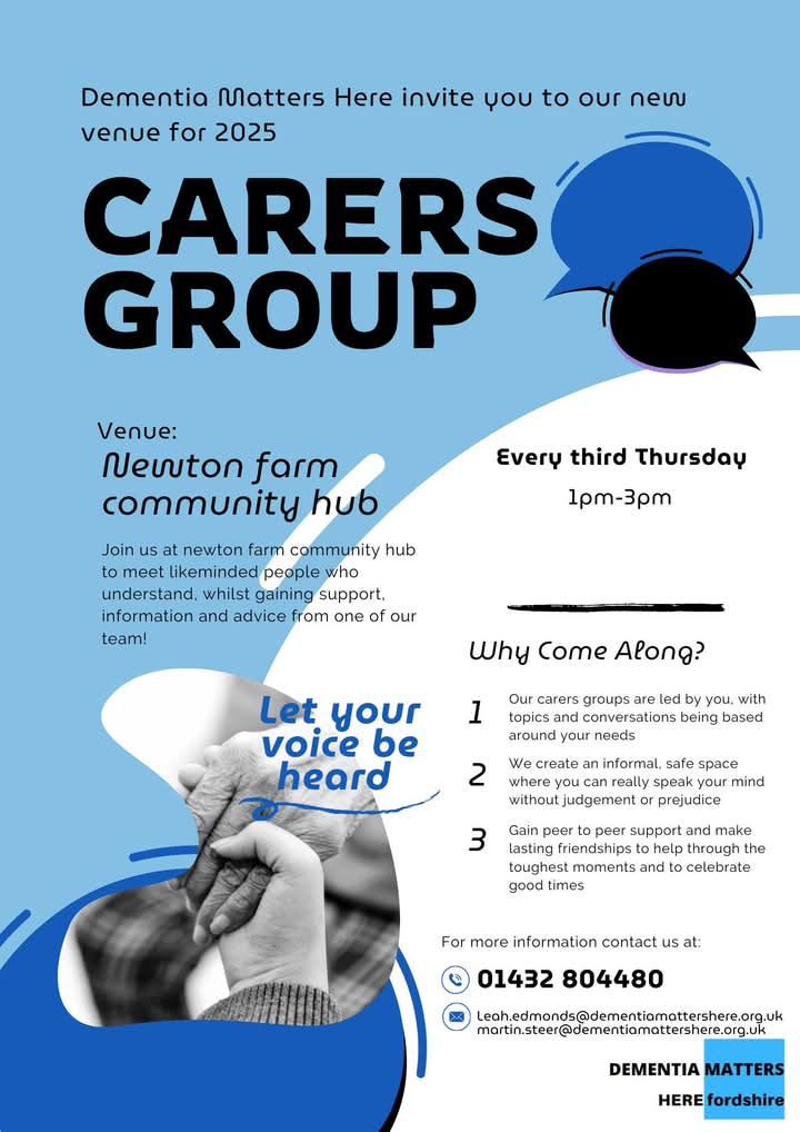 This Thursday 16th Jan at Newton Farm Community HUB