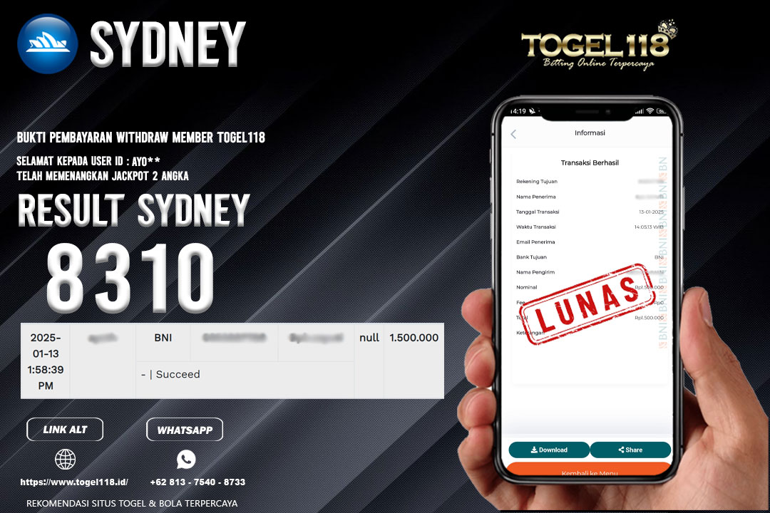 Main di situs TOGEL118 WD berapapn tetap di bayar
info link bisa WA : +62 812-6401-0301
#viral #ceweksange #togel118
#togelsydney