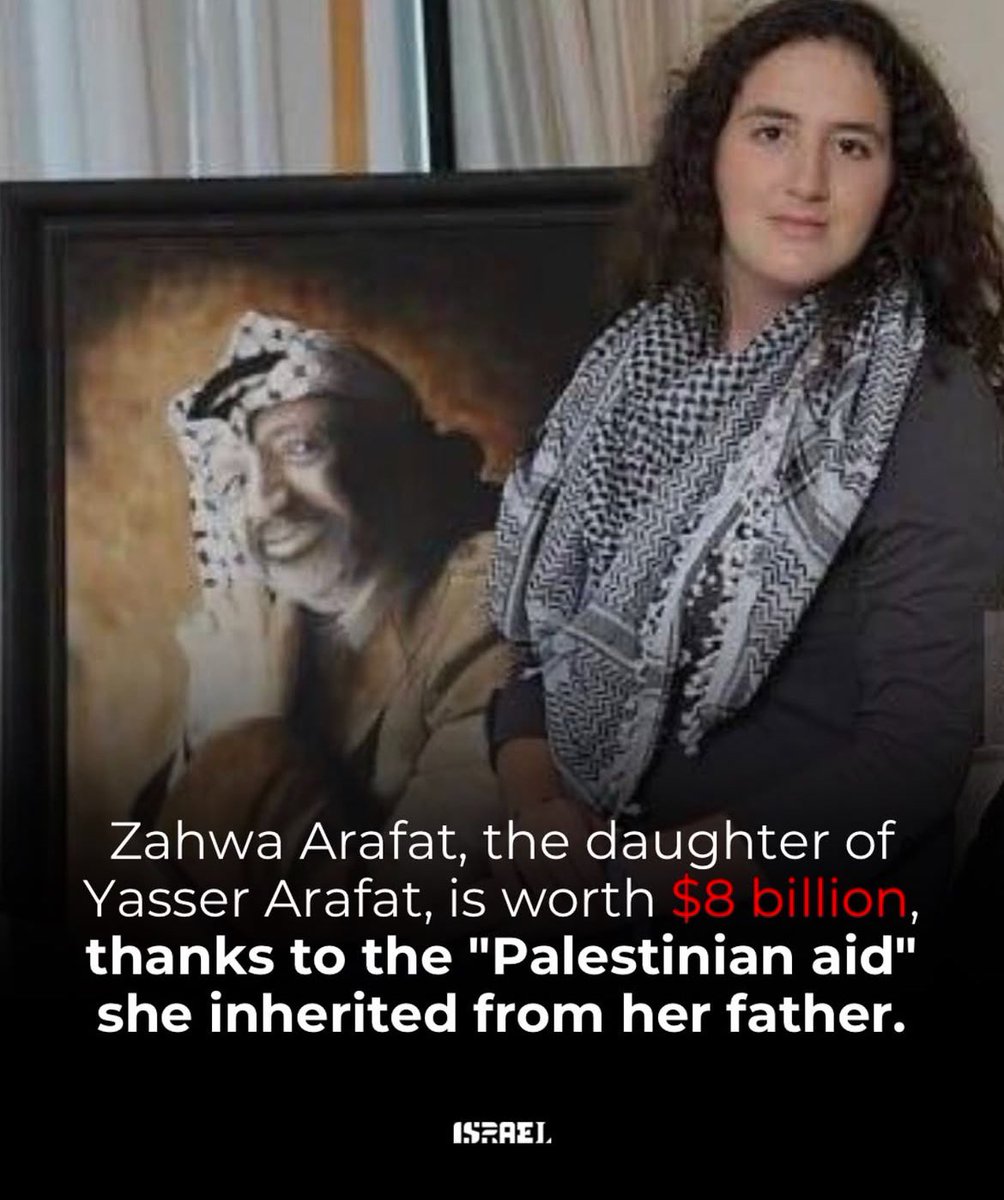 Crazy: Zahwa Arafat, die Tochter von Yasser Arafat, könnte Gaza allein aufbauen - Mit einem Vermögen von 8 Milliarden Dollar, das sie durch "palästinensische Hilfe" von ihrem Vater erlangt hat, besitzt sie erstklassige Immobilien in London und lebt in Paris. Dennoch gilt sie nach