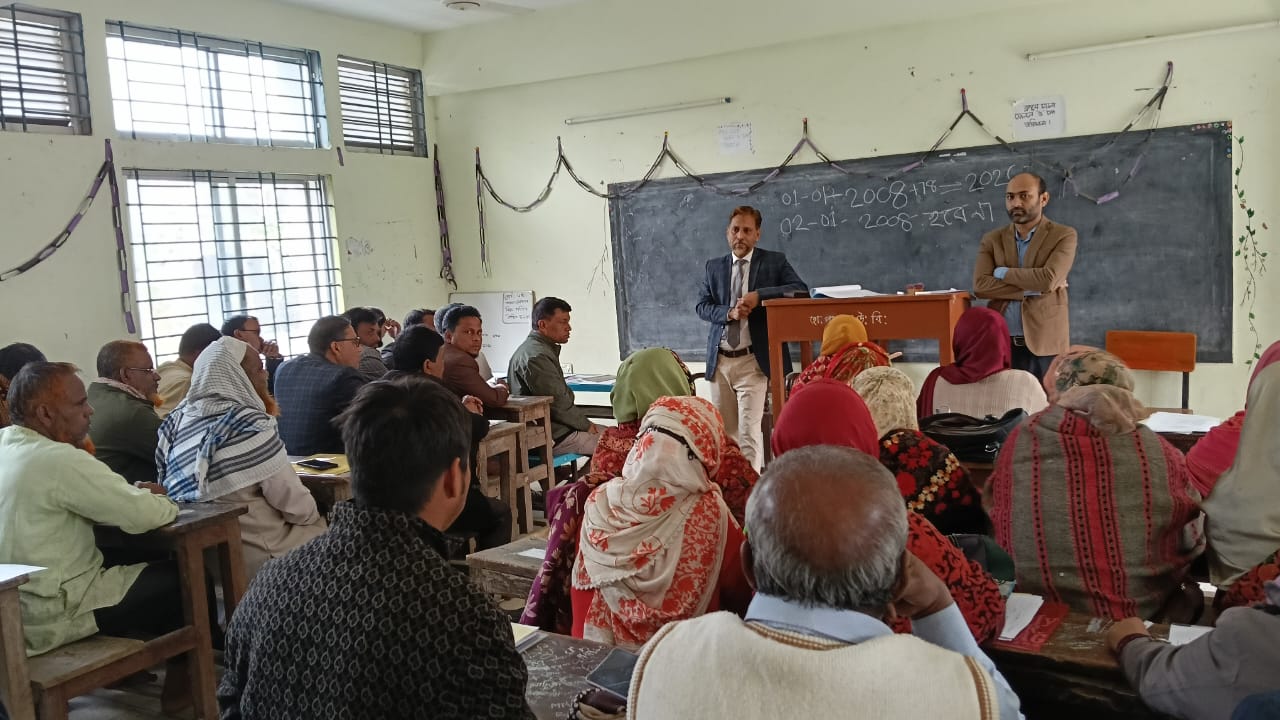 হোসেনপুরে ভোটার তালিকার তথ্য সংগ্রহকারী সুপারভাইজারদের প্রশিক্ষণ