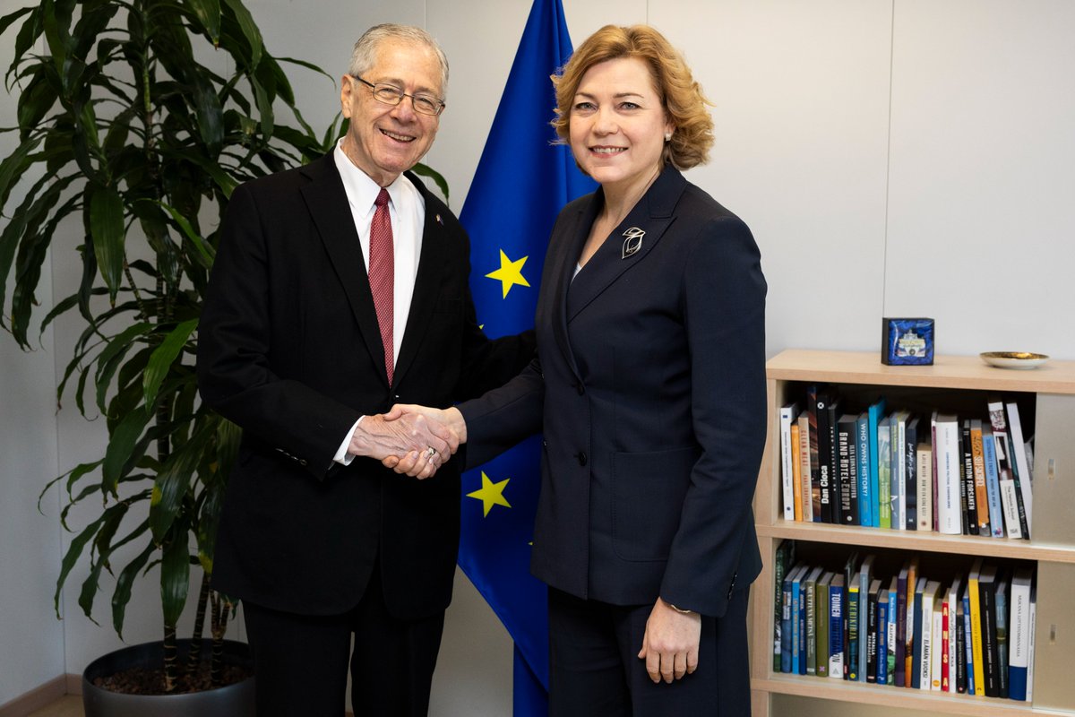 Chargé d’Affaires Norman Thatcher Scharpf (@usambeu) on Twitter photo It was a pleasure meeting with <a href="/HennaVirkkunen/">Henna Virkkunen</a> to discuss strengthening democracy by supporting independent media and developing sustainable solutions for financing the media sector. A strong transatlantic approach to this challenge serves the shared interests of both the U.S. It was a pleasure meeting with <a href="/HennaVirkkunen/">Henna Virkkunen</a> to discuss strengthening democracy by supporting independent media and developing sustainable solutions for financing the media sector. A strong transatlantic approach to this challenge serves the shared interests of both the U.S.