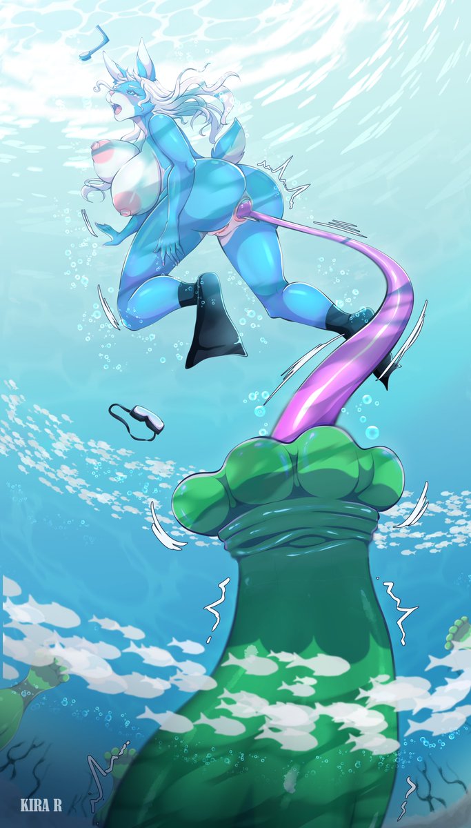 Kira_R96's tweet photo. A refreshing summer ^-^

Illustration I did for @SpanielStriker 

#furry 
#furrybunny https://t.co/KIpTm7KEKr