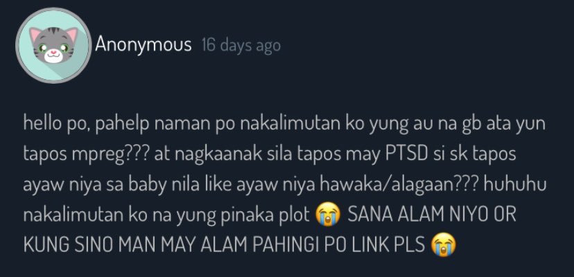 baka may nakakaalam nung au!!!
