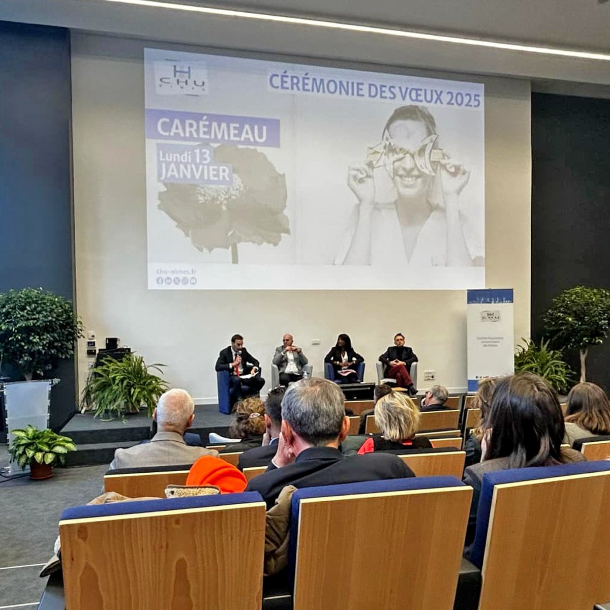 Le SILR présent à la cérémonie des vœux 2025 du <a href="/CHUNimes/">CHU de Nîmes</a>  !
#voeux2025
