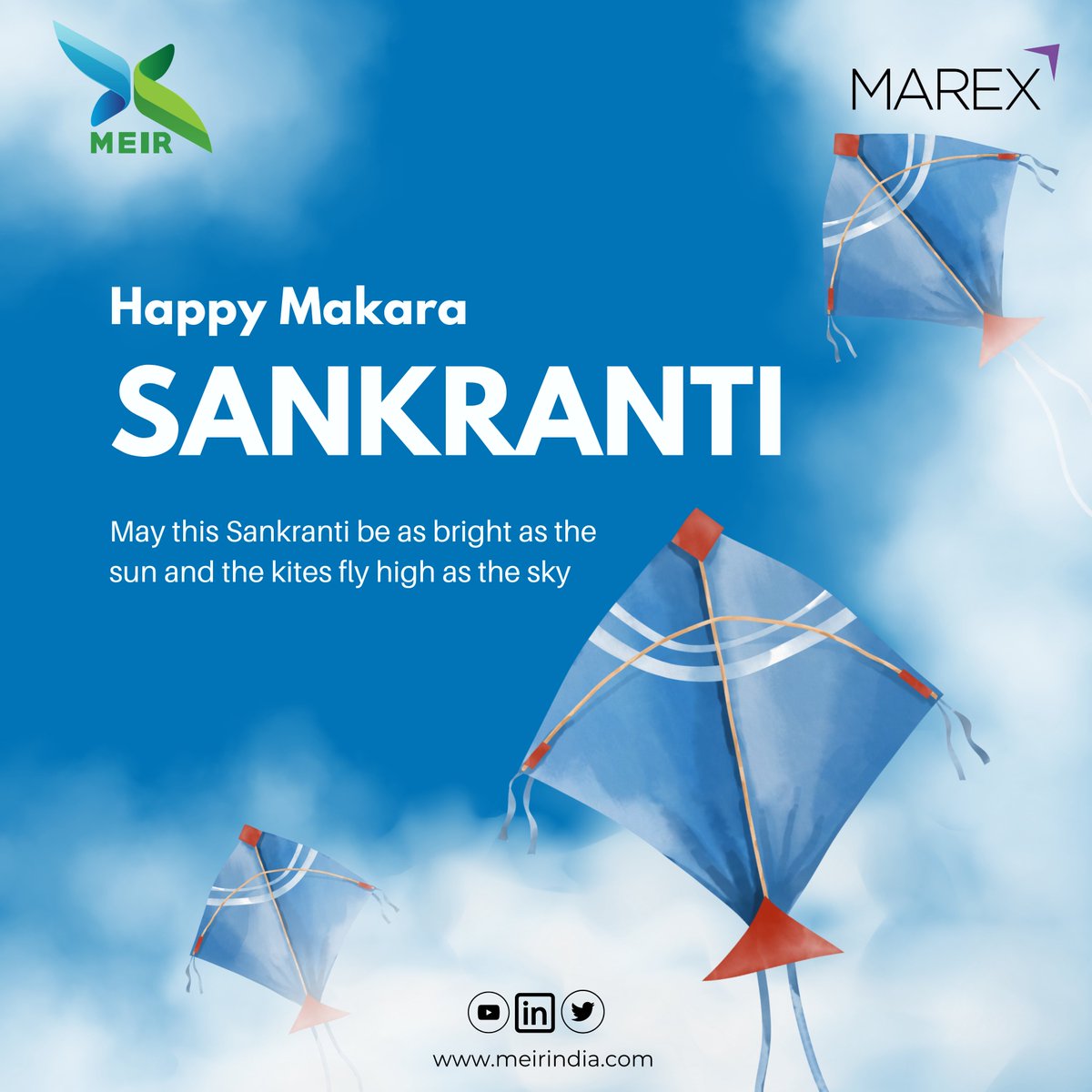 As the sun rises, marking the beginning of brighter days, may this Sankranti bring joy, prosperity &amp; good fortune to all. Let the kites soar high, just like our aspirations, as we embrace new beginnings &amp; achievements.
Wishing you a wonderful festival filled with Sweet success!