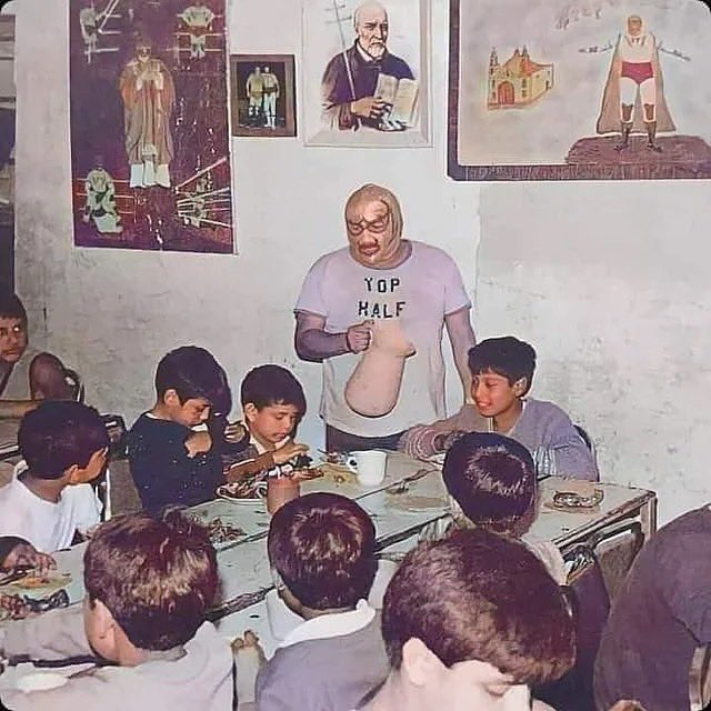Sergio Gutiérrez Benítez was a Mexican priest who became a masked wrestler to support his orphanage and ensure the children wouldn’t go hungry. For over 20 years, he led a double life—priest by day, luchador by night—raising funds to care for hundreds of orphans. His remarkable
