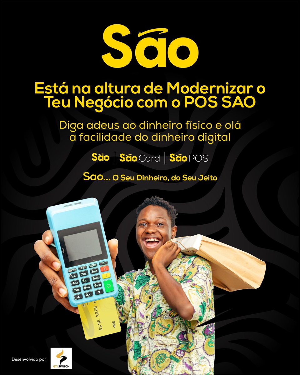 Sao_pay's tweet photo. Está na altura de Modernizar o Teu Negócio com o POS SAO.

Diga adeus do dinheiro físico e olá a facilidade do dinheiro digital.

#ALiberdadeEstáAqui #SãoEstáAqui https://t.co/mm1idDIhp2