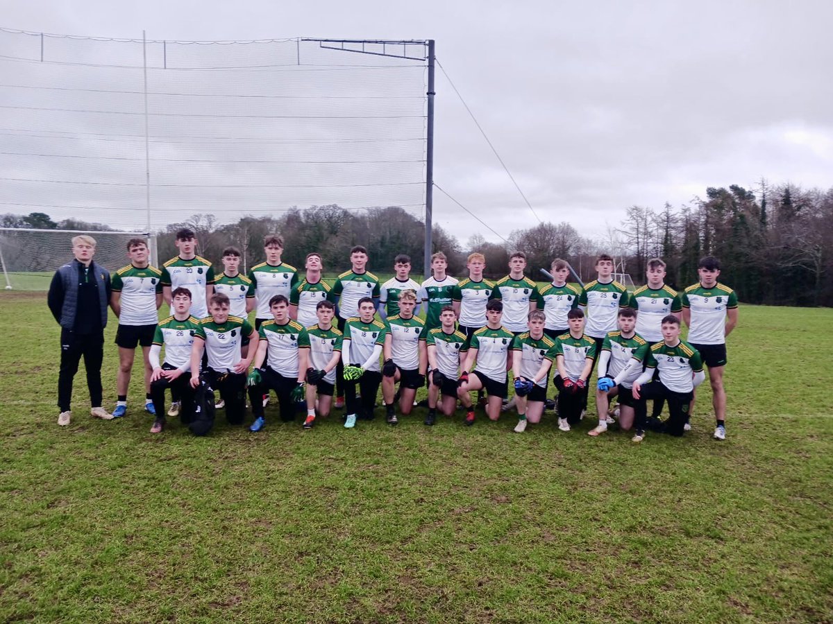 Congratulations to our MacLarnon team who had an impressive win today 👏🏻👏🏻👏🏻 

LecaleTrinity 1-6 DMC 7-6

The boys are now through to the Semi Final of the MacLarnon Cup 💚🖤