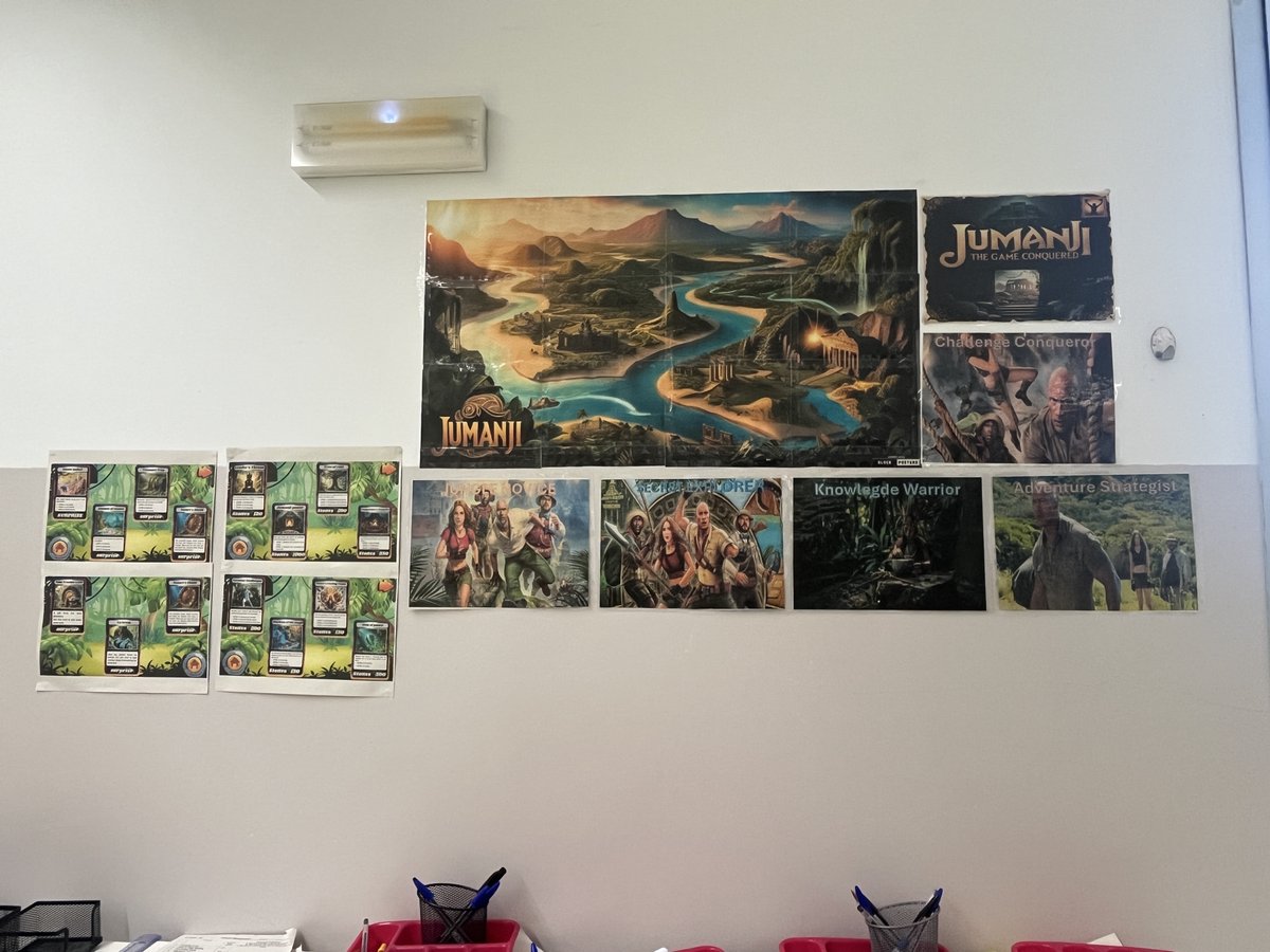 ¿Listos para una aventura épica? 🌟 Somos absorbidos a un mundo caótico. Nuestra misión: encontrar la gema perdida y restaurar el equilibrio. Si fallamos… podríamos quedar atrapados para siempre. O tal vez no…  Descúbrelo aquí: tomasgarciaruiz123.wixsite.com/welcome-to-the… 
#Jumanji #Gamificación