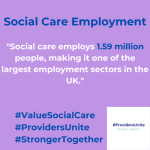 Social care is an integral part of our healthcare system, offers employment and volunteer opportunities, contributes to our economy, and is vital support to millions of people’s wellbeing and mental health.
#ValueSocialCare #ProvidersUnite #StrongerTogether