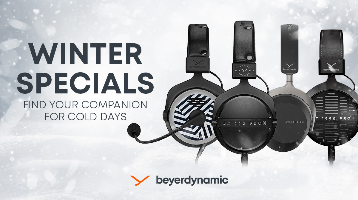 Our #WINTERSPECIALS are back! Discover cool offers for music makers and music lovers now: byr.li/winterspecials ❄ #beyerdynamic