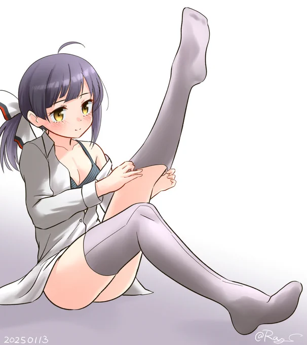 藤波#艦これ版深夜の真剣お絵描き60分一本勝負#艦これ版真剣お絵描き60分一本勝負_20250113 