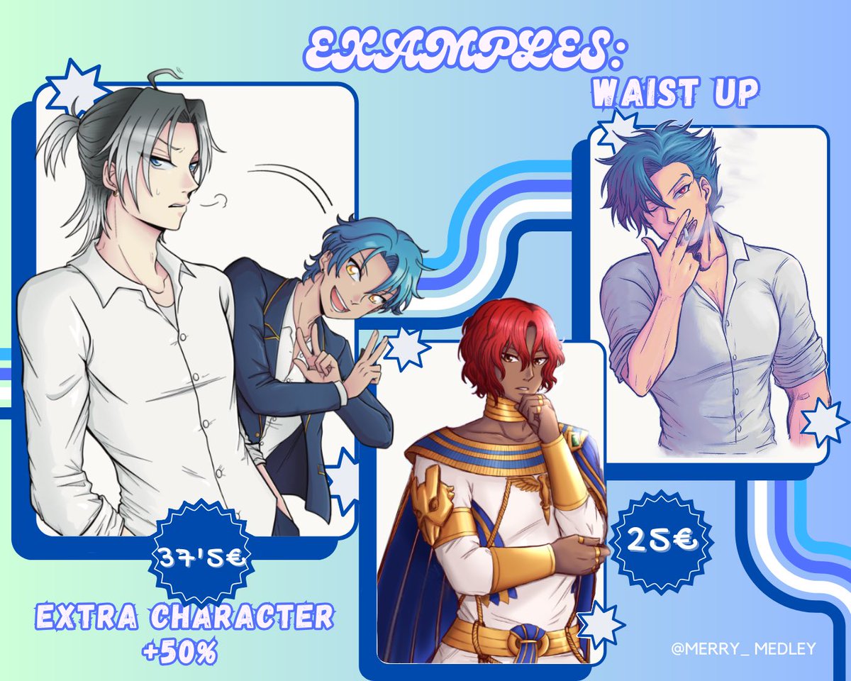 Merry!✨ Commissions open!💜 tweet media