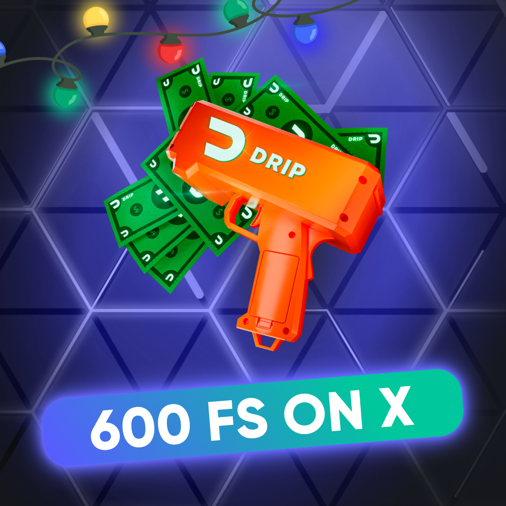 Like and repost, and we'll reward you with 600 FS! 🎰

If this post gets 15 likes and 5 reposts, on 15 January at 2:00 p.m. (UTC) we'll publish a promo code for 30 FS in the Le Bandit slot.

Join the game! 🎁

DRIP — dripcasino.life/c1566bb69?&utm…