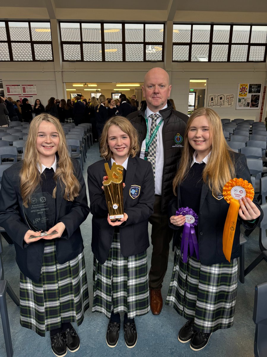 National Ambulance Service 🇮🇪🚑 (@ambulancenas) on Twitter photo Congratulations again to Ciara, Saoirse and Laoise Murphy on their <a href="/BTYSTE/">BT Young Scientist</a> win!
Pictured here at their homecoming in Tralee today with NAS Manager Donal Crowley. Congratulations again to Ciara, Saoirse and Laoise Murphy on their <a href="/BTYSTE/">BT Young Scientist</a> win!
Pictured here at their homecoming in Tralee today with NAS Manager Donal Crowley.