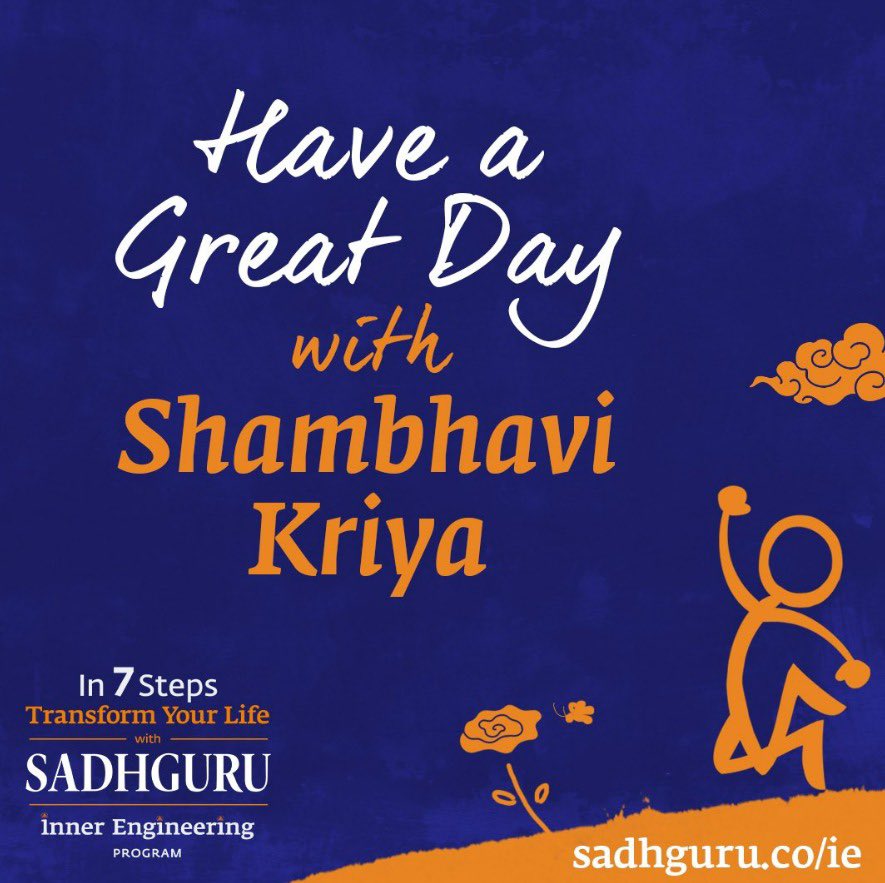 PhaTran8's tweet photo. ⚡️Struggling with stress or lack of focus? Inner Engineering offers solutions to empower your mind and body. Explore now: https://t.co/m2SkZPiUeG #InnerEngineeringWithSadhguru https://t.co/l7CB2Lg1jq