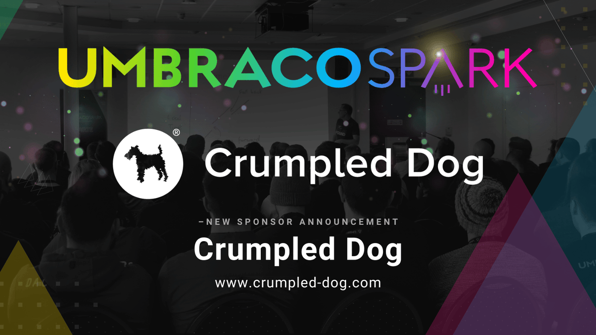 😲🫶⭐️This is a record! Five years and counting! <a href="/crumpled_dog/">Crumpled Dog</a> has sponsored the #umbracospark conference since inception! Talk about #umbraco community support! If you're interested in joining them, drop us an email today at umbracospark@gibedigital.com. Limited spaces left!