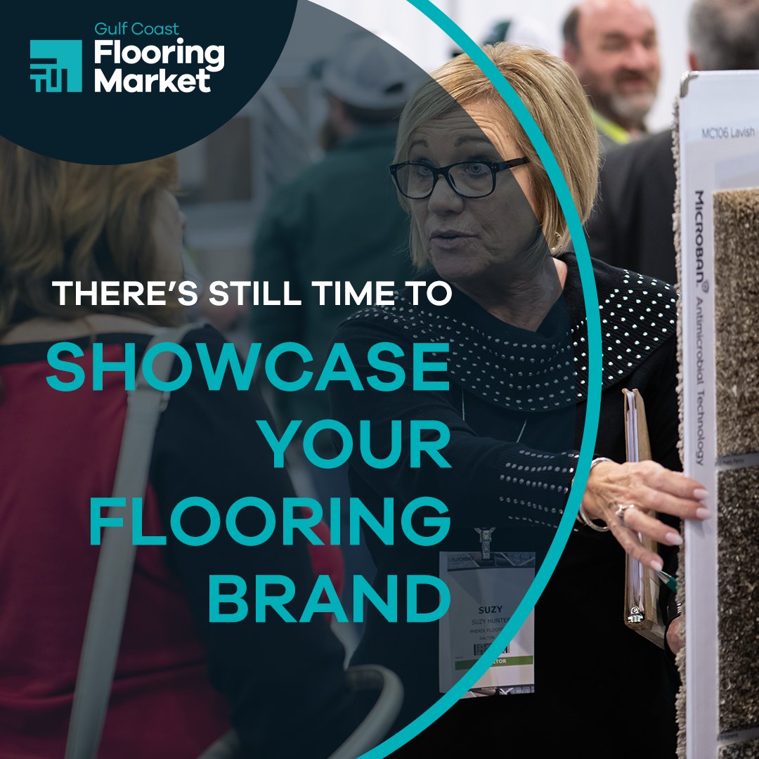 Showcase your brand at the Gulf Coast Flooring Market! There’s still time to reserve your booth and meet with key buyers. ow.ly/MEvP50UEToV

#GCFM25 #TradeShowExhibitors #Biloxi