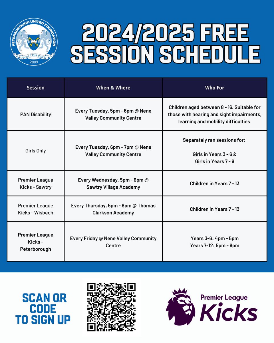 Peterborough United Foundation tweet media