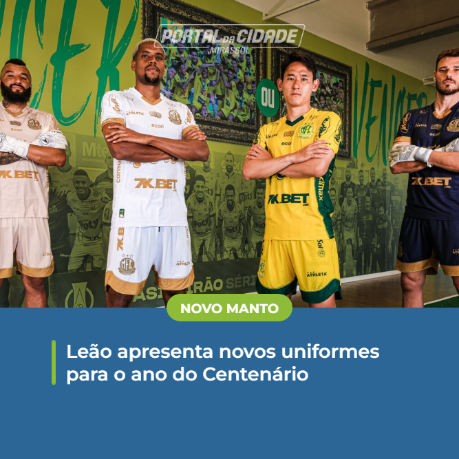 NOVO MANTO | 🦁⚽ Uniforme 2 tem a cor branca, com detalhes em dourado, incluindo o escudo do Mirassol; lançamento acontece de forma simultânea em Mirassol e Rio Preto

➡ Matéria completa no link 👇

portaldacidade.co/b26964af0b