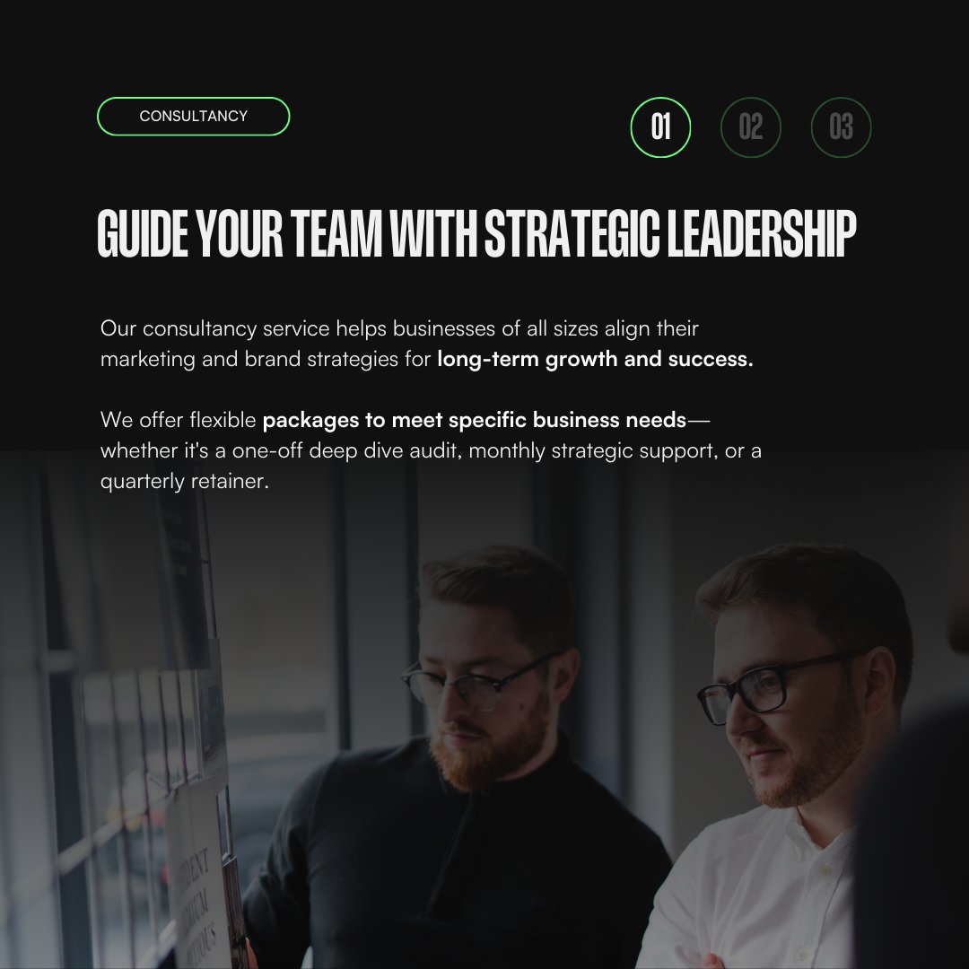 aligned_agency's tweet image. Slide into 2025 with a clear plan for success.

👉 Swipe through to learn more about our consultancy services, or book a free 30 minute zoom call with David, our Strategy Director - aligned.agency/consultancy 

#StrategicGrowth #BrandStrategy #BusinessSuccess #AlignedAgency