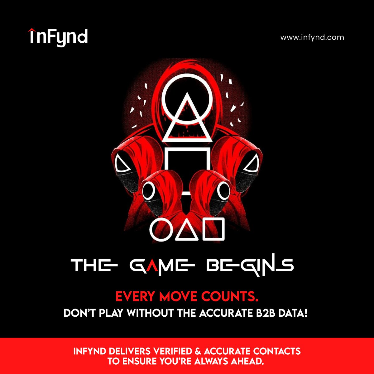 infynd_data's tweet photo. The game’s on, and with InFynd, you're destined to win with the accurate and custom B2B data!

Schedule your free demo now!
https://t.co/ciFEA3UFH3

#InFynd #squidgame #sales #marketing #strategy #uk #b2b #accurate #business #rightdata #customdatabase #startups #Entrepreneur https://t.co/h1tWqA6bg9