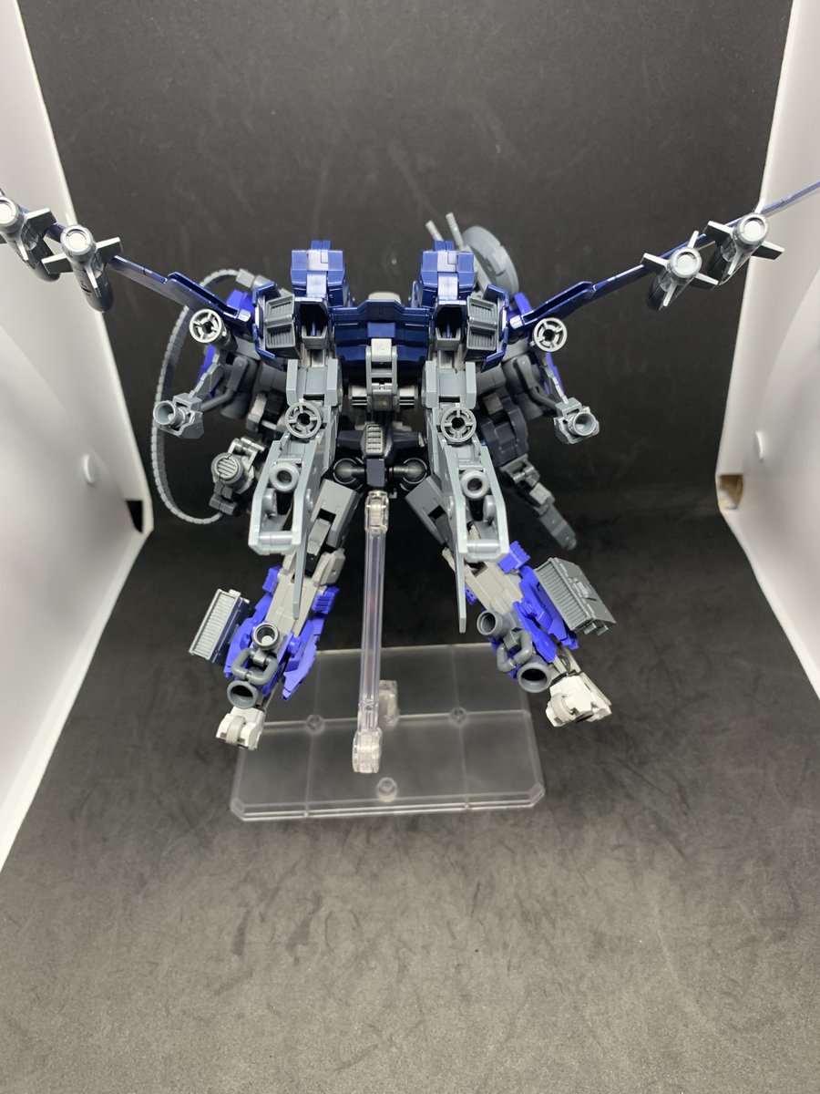 ob_hero's tweet photo. フルアーマーアルトを使ってラビオットオビぃーカスタムを改修！
正面は射撃武器満載！
背面はスラスターモリモリ！
1枚目旧カスタム
2枚目以降新カスタム

 #30MM https://t.co/G0sEVLzYiD