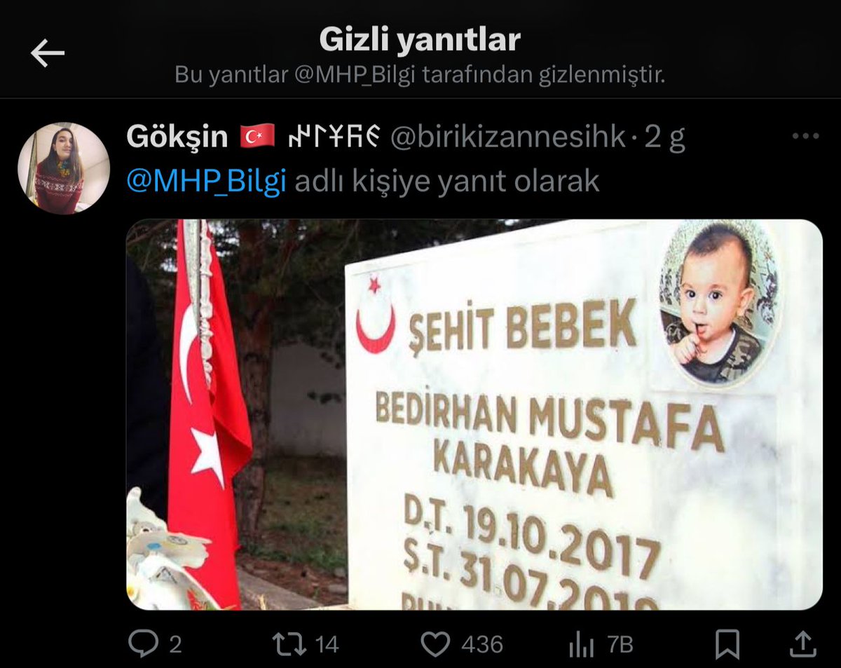 MHP resmi hesabının gizlediği yanıt: