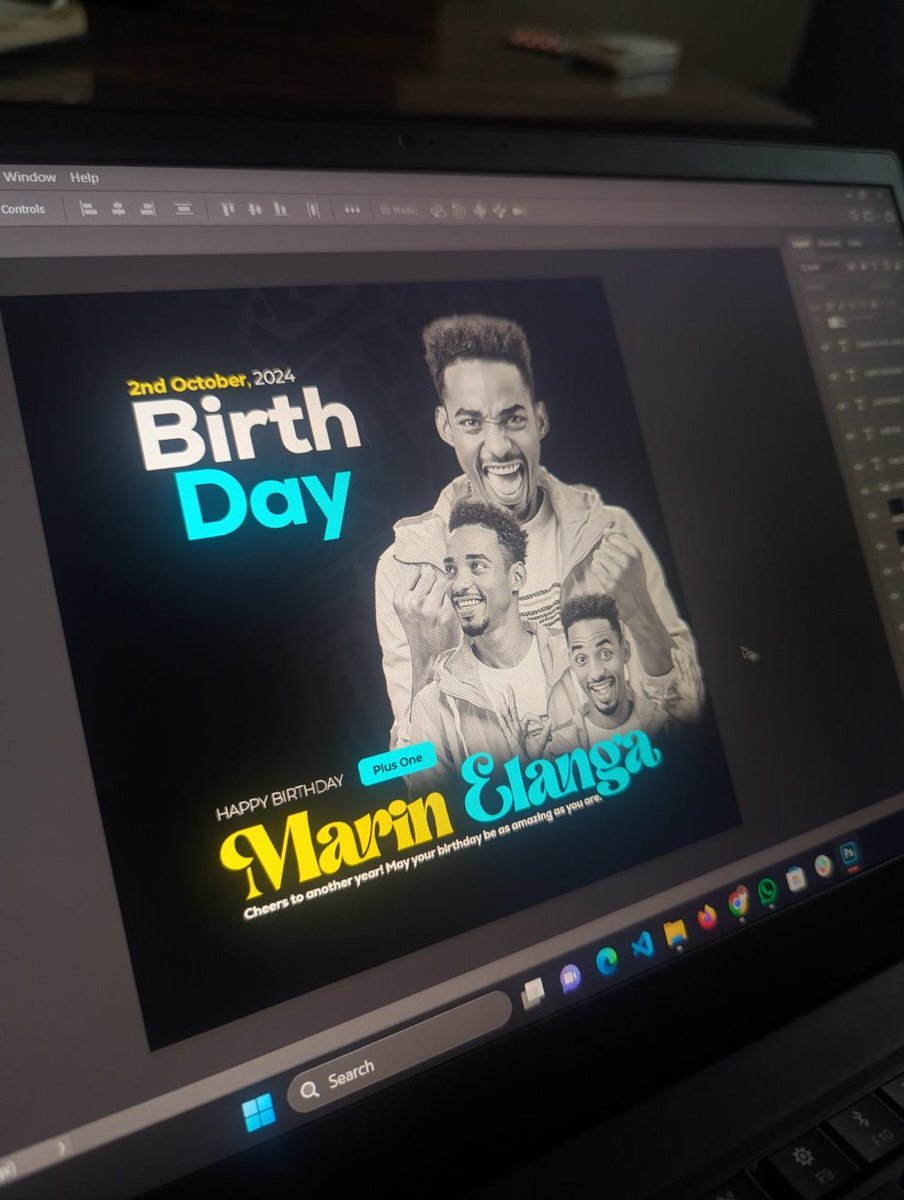 Kiloh97's tweet photo. #Day3
My design journey continues and I'm loving it.
I should add Graphics design to my boi already ππ
#Design #photoshop https://t.co/7zFMeOANDN