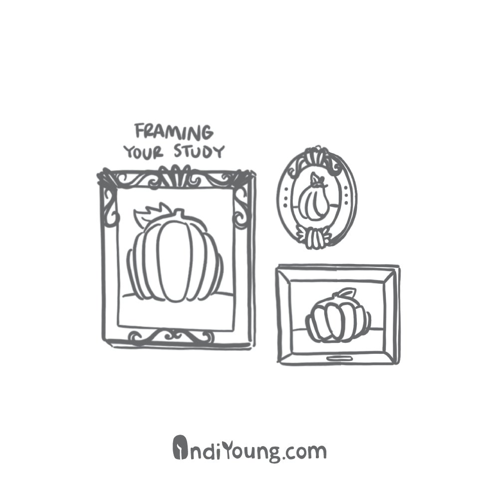 indiyoung's tweet photo. Framing a study: Define or set the scope of the conversations you want to have with people so that the knowledge your team is missing can emerge. There are broad frames, medium frames, and narrow frames. It's one of the variables that determine how many people to recruit. https://t.co/vhYd7CkoFJ