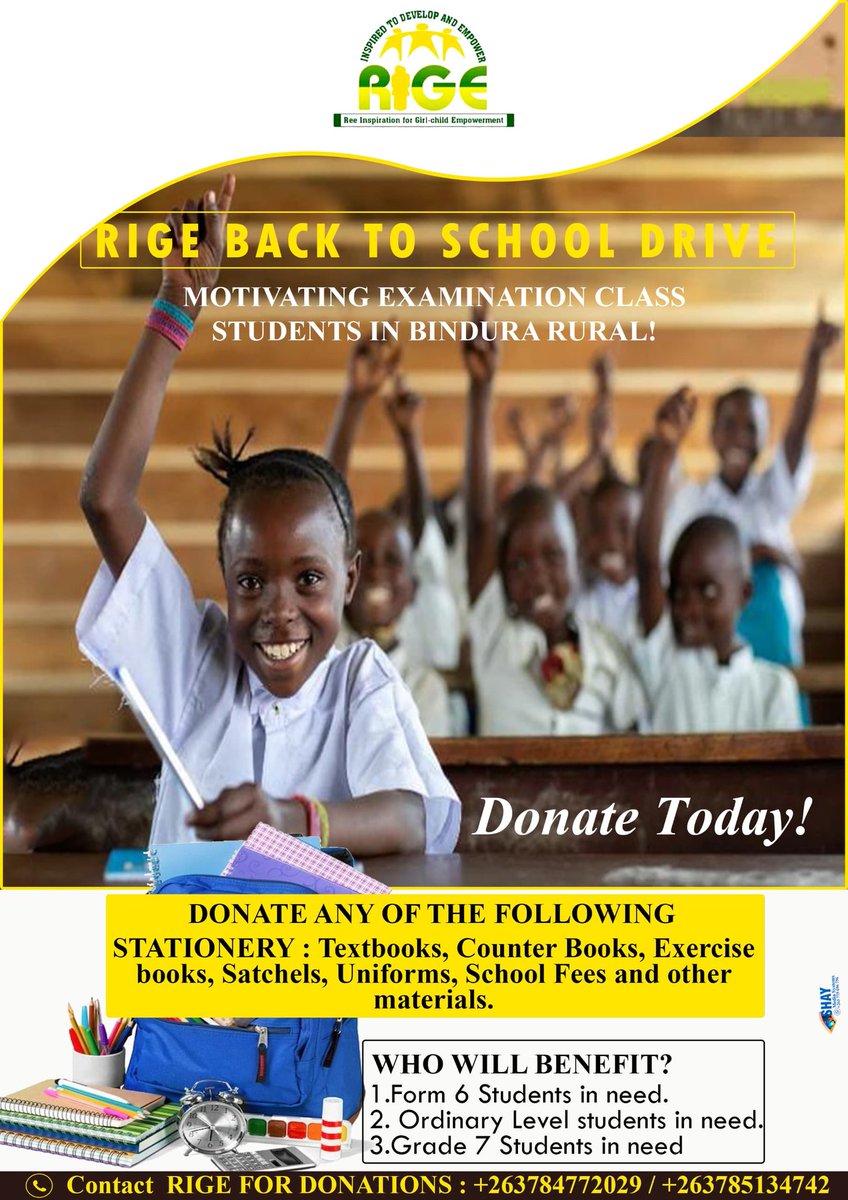 It's back to school season and we need your support! The RIGE team is grateful for donations received so far, which have enabled us to provide psychosocial support to our beneficiaries. Your donation can help more girls stay in school and focus on learning. Contact us today!