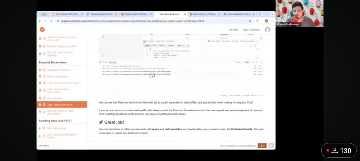 KEDARPRADI22883's tweet image. Unlocking API mastery! 🚀💻 Just learned about APIs with @ialimustufa at @LetsUpgrade_in, powered by @getpostman 💡 #PostmanStudent #APIlearning #LetsUpgrade