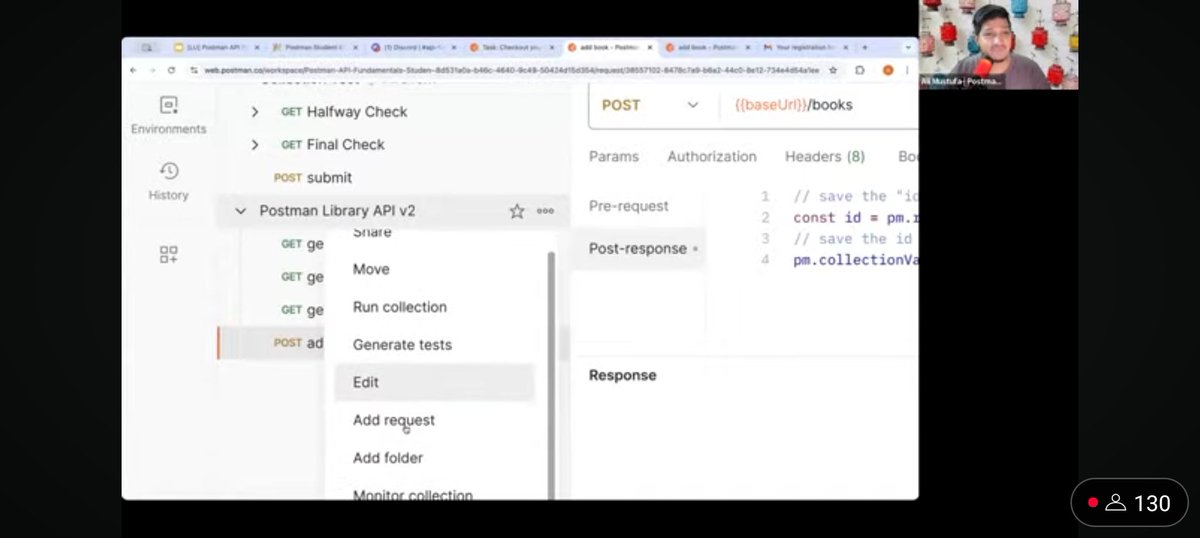KEDARPRADI22883's tweet image. Unlocking API mastery! 🚀💻 Just learned about APIs with @ialimustufa at @LetsUpgrade_in, powered by @getpostman 💡 #PostmanStudent #APIlearning #LetsUpgrade