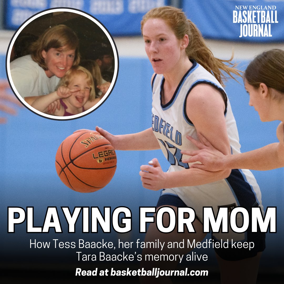 New England Basketball Journal (@nehoopjournal) on Twitter photo Tess Baacke lost her mom, Tara, when she was seven years old.
The tragedy could have overwhelmed the Baacke family. But they've leaned on each other and a supportive town — and now Tess is thriving as a Medfield hoops star.
Feature from <a href="/ethman43/">Ethan Fuller</a>: basketballjournal.com/2025/01/13/med… Tess Baacke lost her mom, Tara, when she was seven years old.
The tragedy could have overwhelmed the Baacke family. But they've leaned on each other and a supportive town — and now Tess is thriving as a Medfield hoops star.
Feature from <a href="/ethman43/">Ethan Fuller</a>: basketballjournal.com/2025/01/13/med…