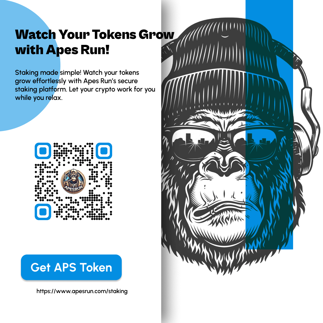 ApesRun_'s tweet photo. Staking made simple! Watch your tokens grow effortlessly with Apes Run’s secure staking platform. Let your crypto work for you while you relax.

👉 https://t.co/UIZz7WZpFz

#CryptoStaking #PassiveIncome #ApesRun #StakingRewards #Blockchain https://t.co/NMYlfilw9e